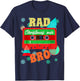 Rad Christmas Mixtape Shirt Retro 80s Costume Cassette Tape T-Shirt - T-Shirt | Navy