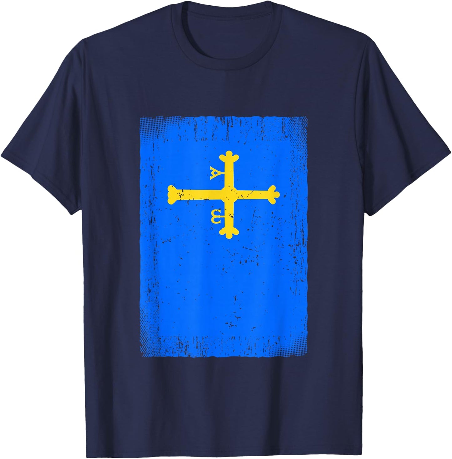 Asturias Flag T-Shirt - T-Shirt | Navy