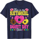 This Is My National Donut Day Funny Boys Girls Son Daughter T-Shirt - T-Shirt | Navy
