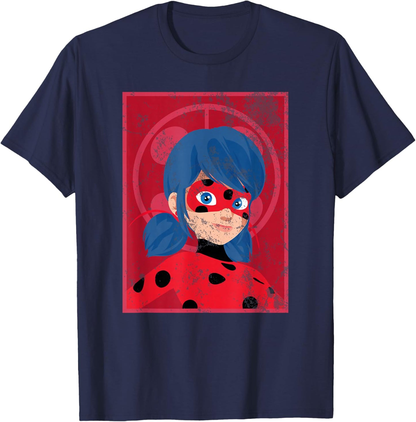 Miraculous Ladybug Vintage Collection with Ladybug T-Shirt - T-Shirt | Navy