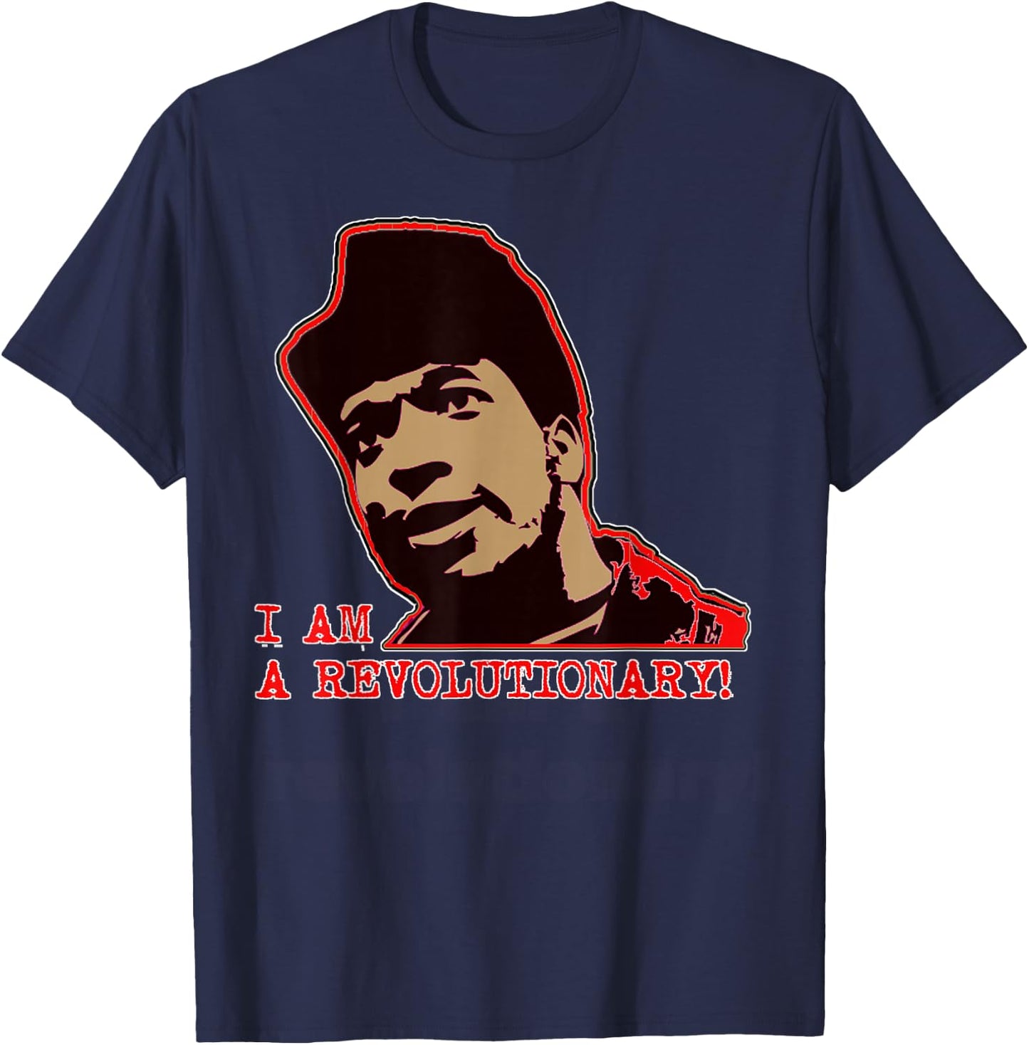 Young Revolutionary Brother in Chicago 1969 Community Love T-Shirt - T-Shirt | Navy