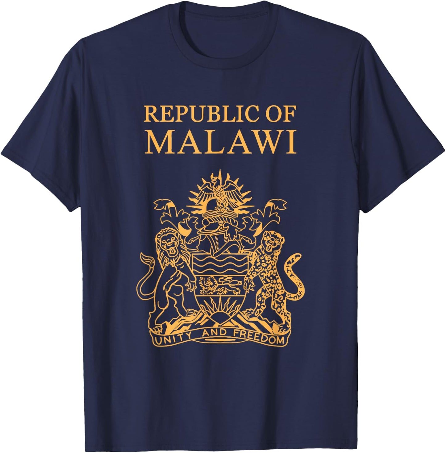 Malawi,Malawi passport,Malawi flag. T-Shirt - T-Shirt | Navy