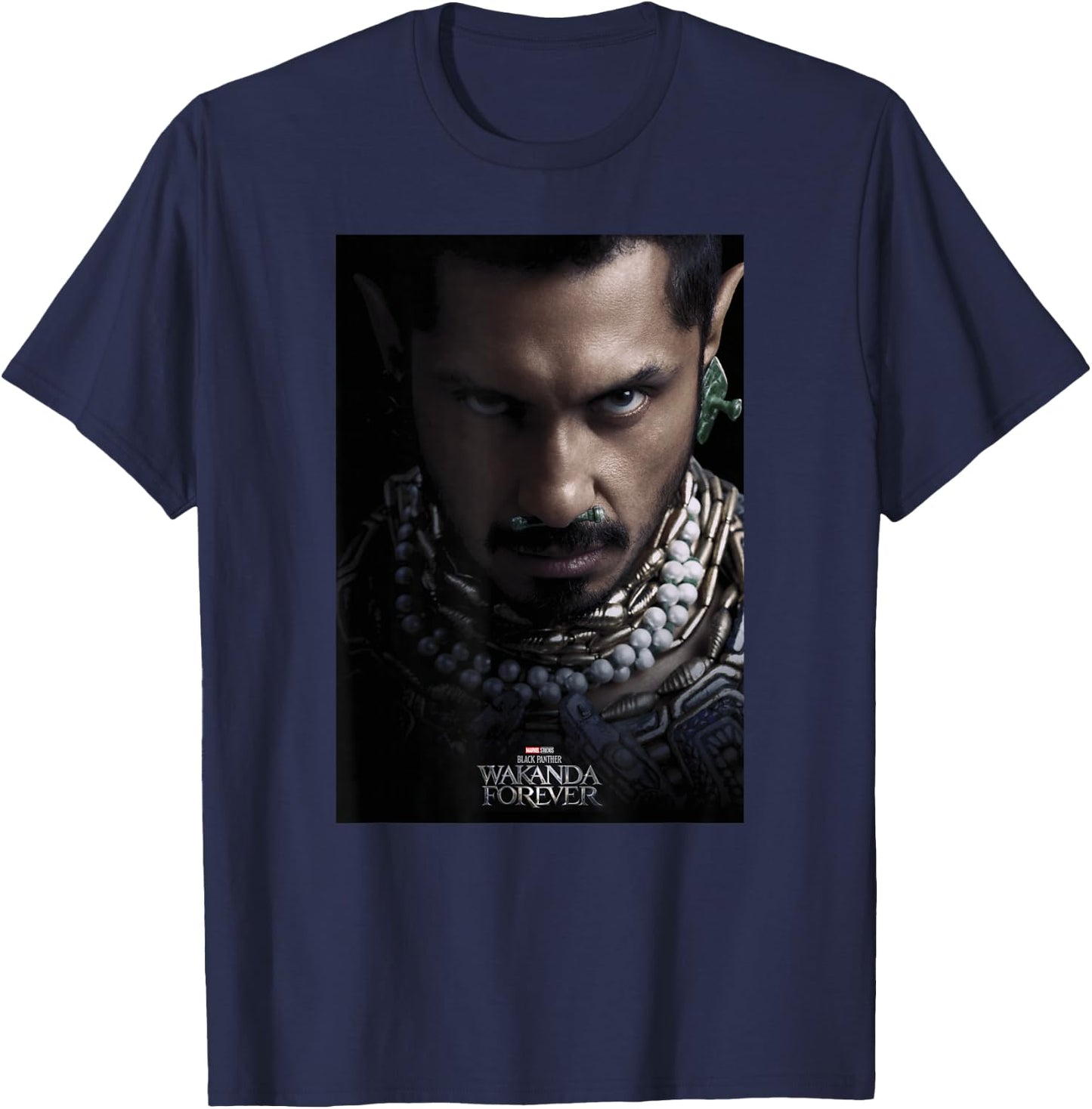 Marvel Black Panther: Wakanda Forever Namor Poster T-Shirt - T-Shirt | Navy