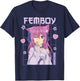 Femboy Anime Cute Little Femboy Small T-Shirt - T-Shirt | Navy