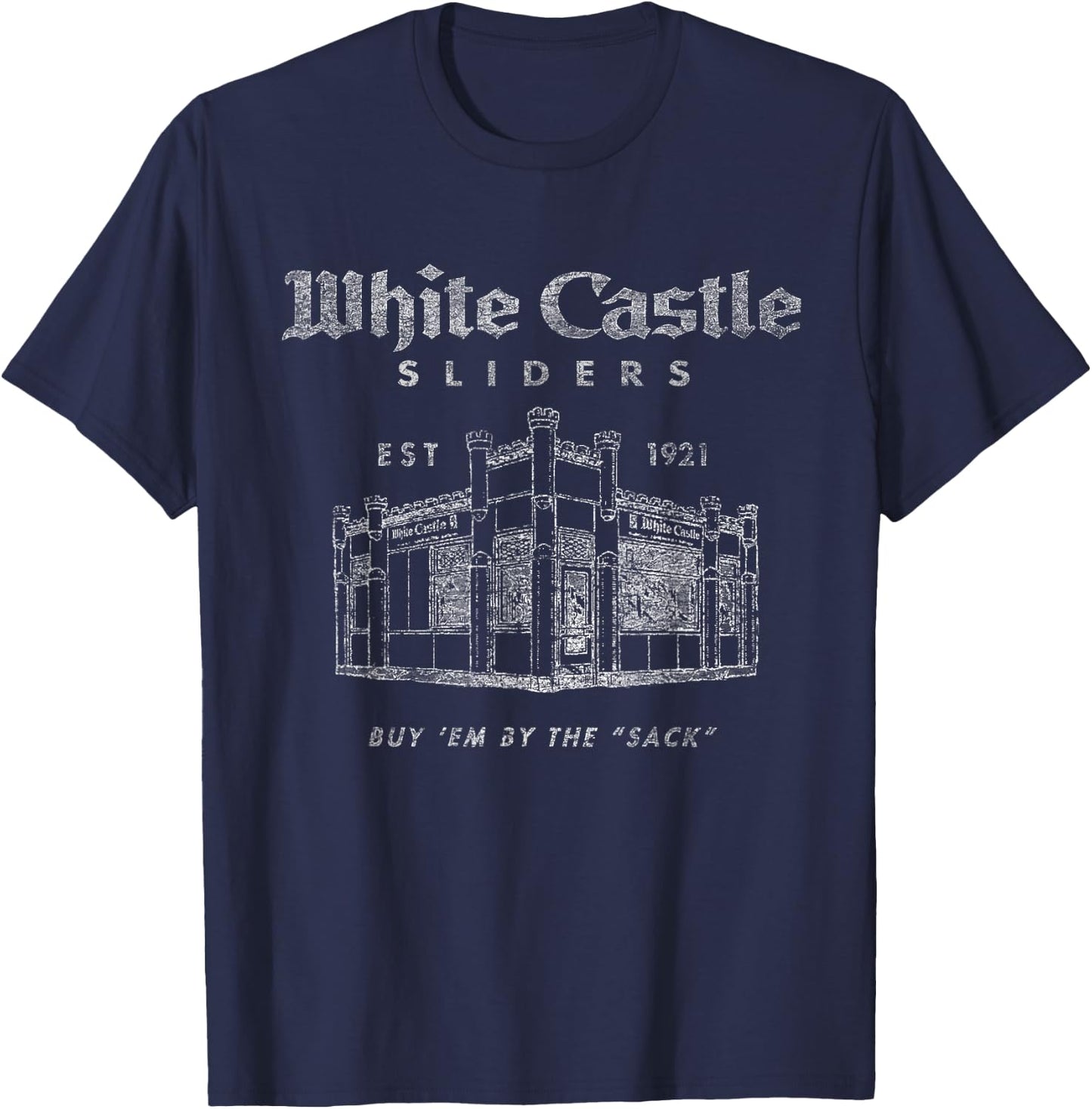 White Castle by The Sack T-Shirt - T-Shirt | Navy