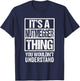 It's A Nutmegger Thing You Wouldn't Understand Connecticut T-Shirt - T-Shirt | Navy