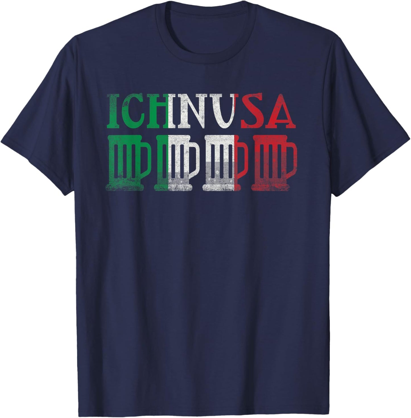 Ichnusa Beer Birra Sardinia Sardinia T-Shirt - T-Shirt | Navy