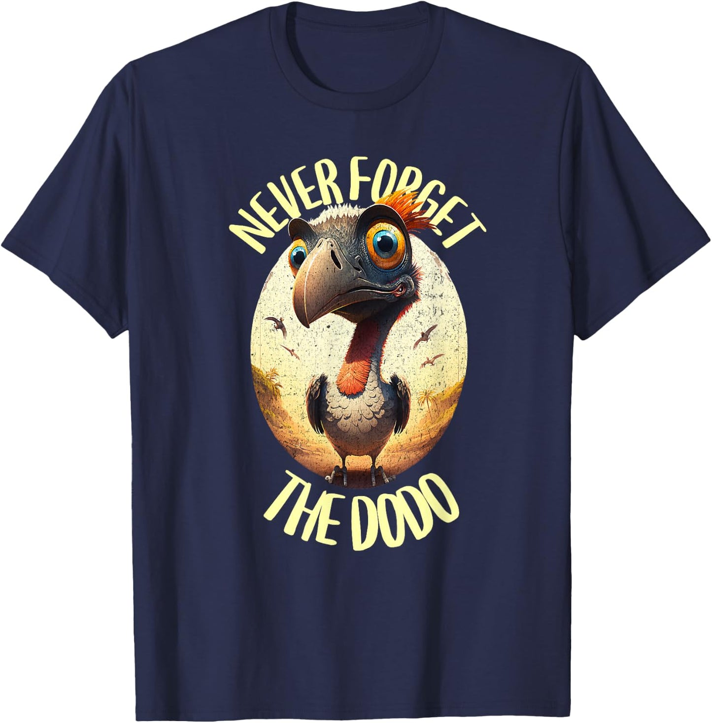 Dodo - Never forget the dodo - Dodo bird T-Shirt - T-Shirt | Navy