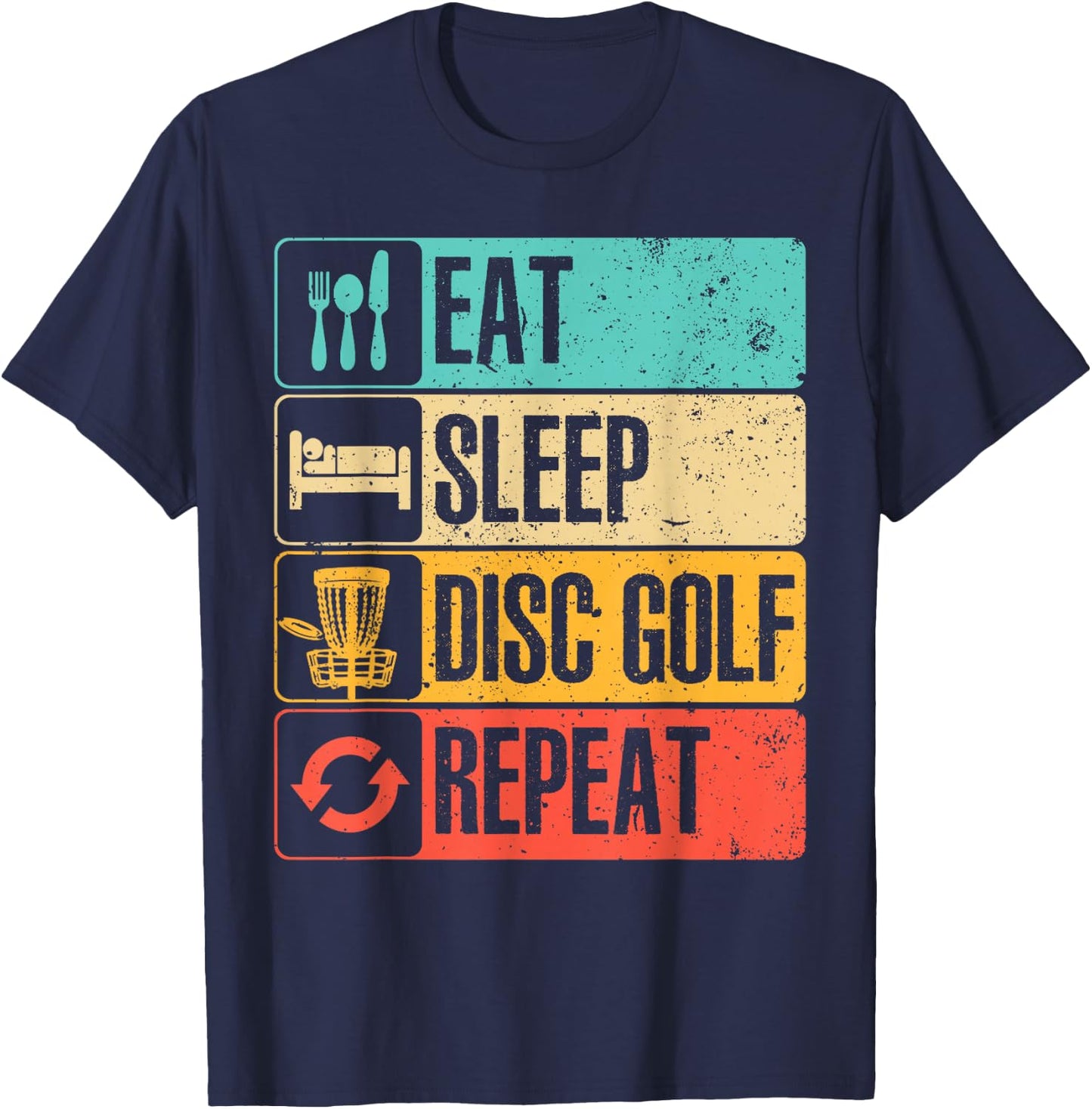 Funny Disc Golf Art Women Golf Player Disc Golfers T-Shirt - T-Shirt | Navy