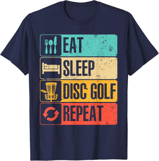 Funny Disc Golf Art Women Golf Player Disc Golfers T-Shirt - T-Shirt | Navy