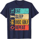 Funny Disc Golf Art Women Golf Player Disc Golfers T-Shirt - T-Shirt | Navy