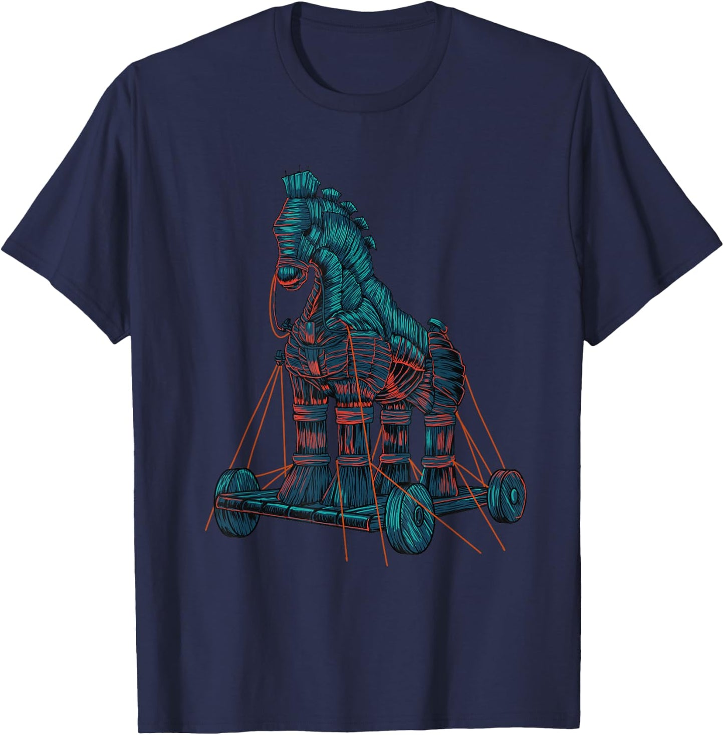 Trojan horse T-Shirt - T-Shirt | Navy