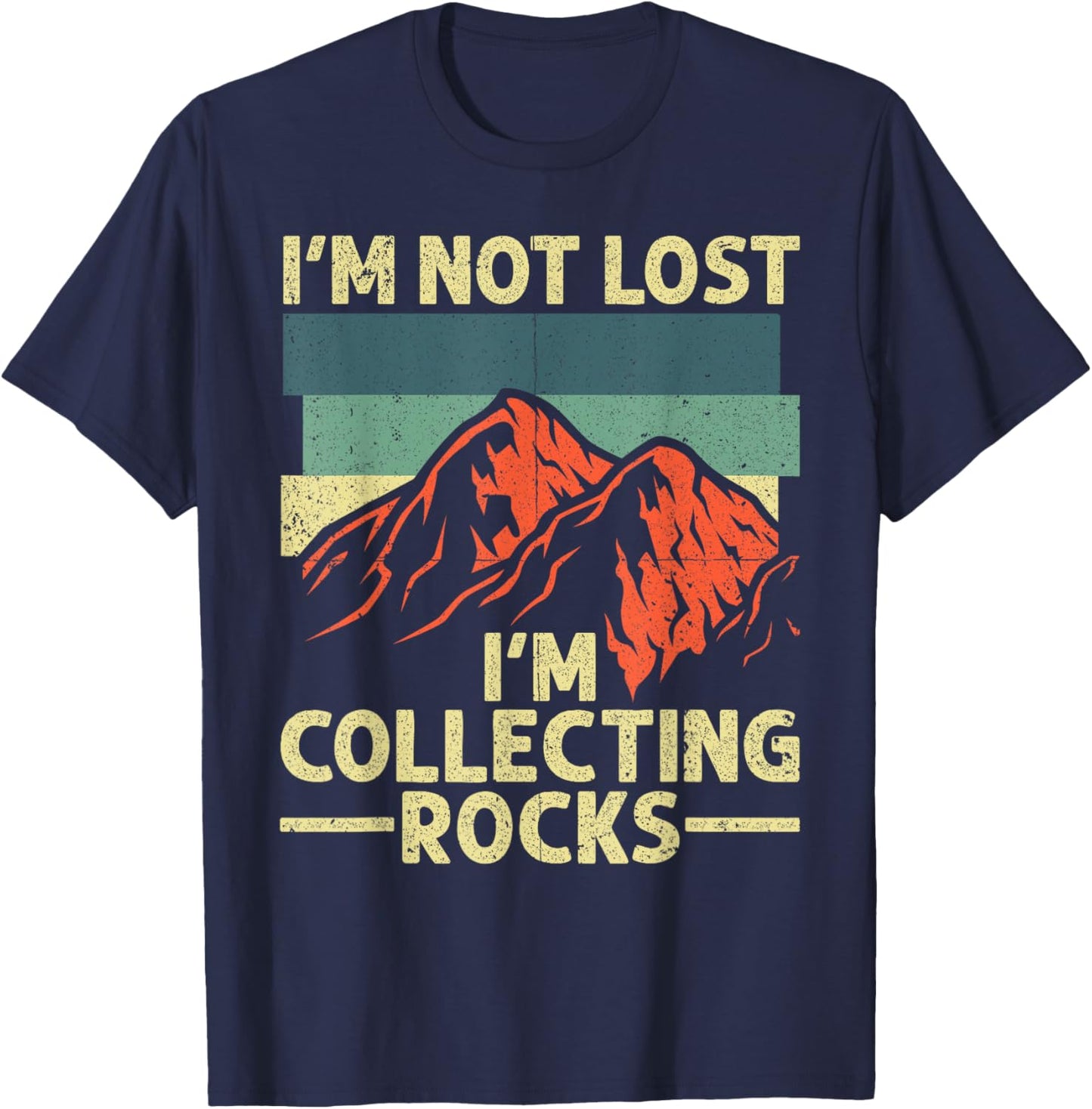 Funny Rock Collector Geology Design Women Rockhounds T-Shirt - T-Shirt | Navy