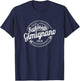 San Gimignano Tuscany Retro Italy Vintage Souvenir T-Shirt - T-Shirt | Navy