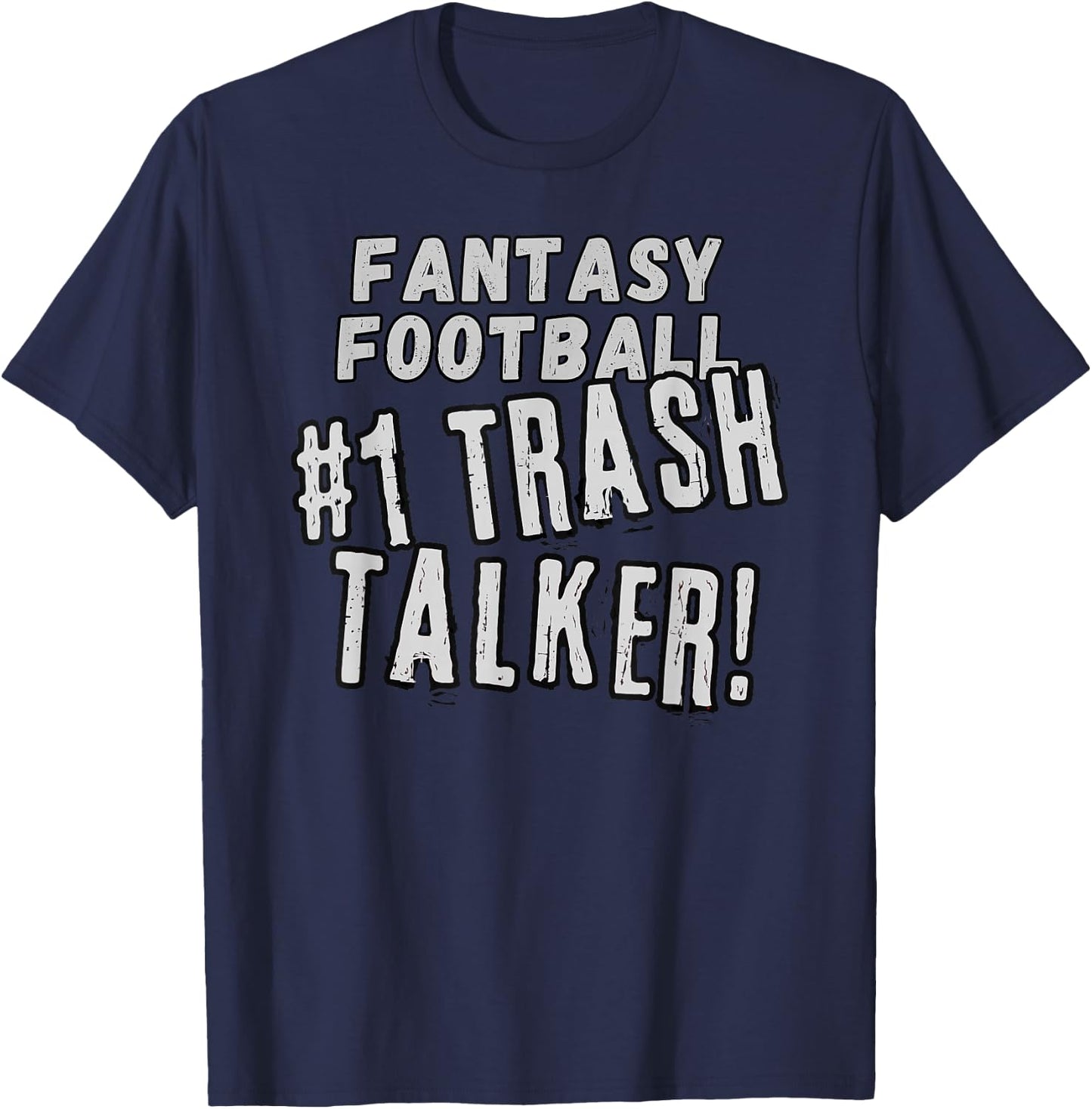 Fantasy Football Trash Talk, League Guru T-Shirt - T-Shirt | Navy