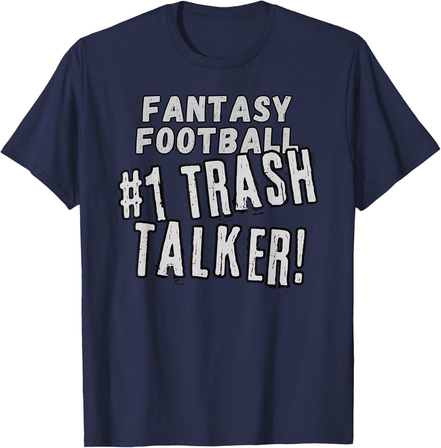 Fantasy Football Trash Talk, League Guru T-Shirt - T-Shirt | Navy