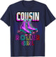 Cousin Roller Girl Roller Skating Birthday Matching Family T-Shirt - T-Shirt | Navy