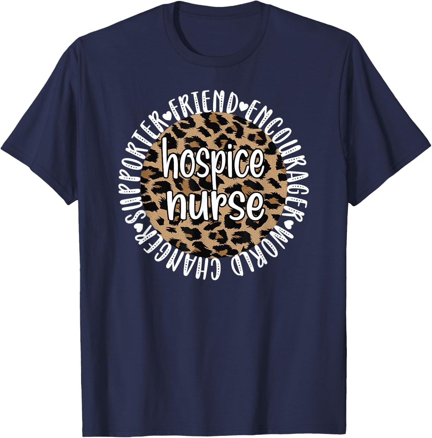 Hospice Nurse Appreciation Palliative Nurse T-Shirt - T-Shirt | Navy