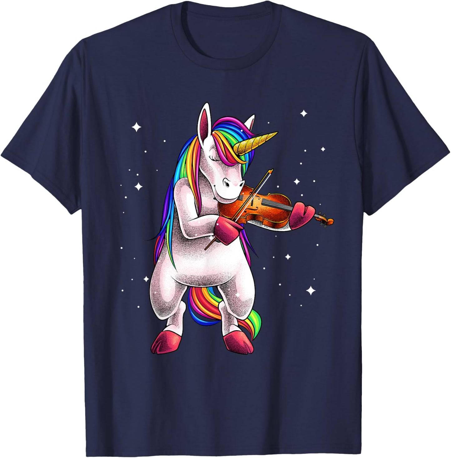Cool Violin Girls Kids Viola Lover Music Player T-Shirt - T-Shirt | Navy