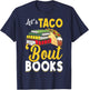 Let's Taco 'Bout Books Book Lover Cinco De Mayo Bookish T-Shirt - T-Shirt | Navy