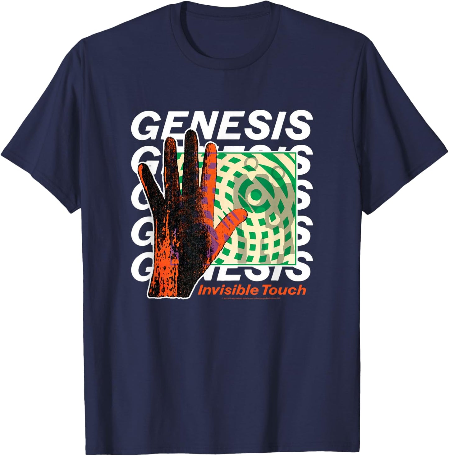 Genesis - Invisible Touch T-Shirt - T-Shirt | Navy
