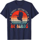 Ibis Lover Shirt Easily Distracted By Birds For Youth & Kids T-Shirt - T-Shirt | Navy