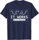 It Works On My Machine Coder Programmer Developer T-Shirt - T-Shirt | Navy