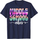Hello Middle School Vibes Back To School Middle School Squad T-Shirt - T-Shirt | Navy