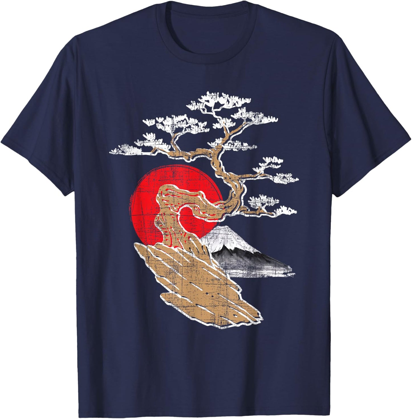 Japanese Bonsai - Gardener Tree Collector Buddhist Japanese T-Shirt - T-Shirt | Navy