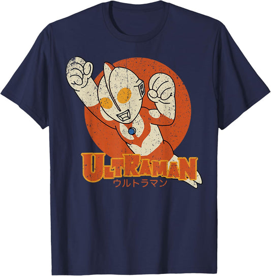 Vintage Kawaii Ultraman T-Shirt - T-Shirt | Navy
