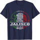 Jalisco Mexican Flag Bandera Mexicana T-Shirt - T-Shirt | Navy
