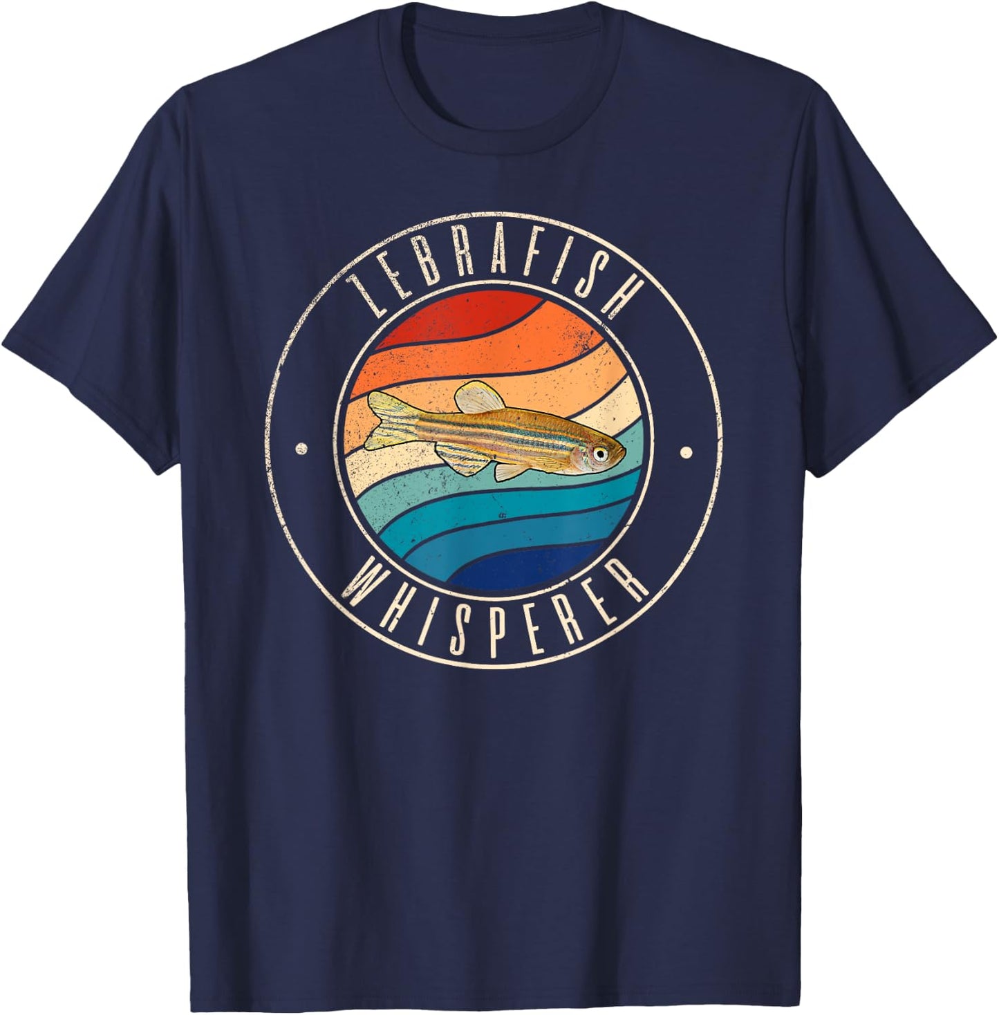 Zebrafish Whisperer T-Shirt - T-Shirt | Navy