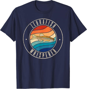Zebrafish Whisperer T-Shirt - T-Shirt | Navy
