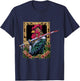 Rooster Fighter Chicken T-Shirt - T-Shirt | Navy