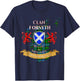 Forsyth Scottish Family Clan Middle Ages Mischief T-Shirt - T-Shirt | Navy
