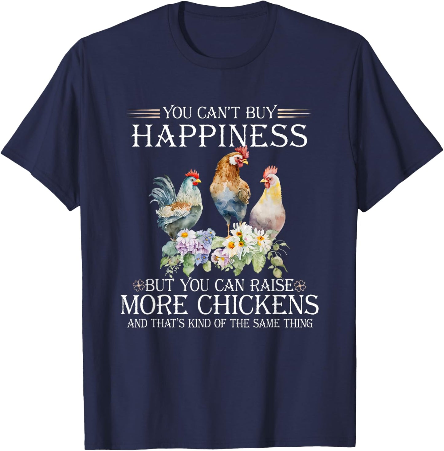chicken Love for Farmer raising chickens farm T-Shirt - T-Shirt | Navy