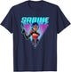 Star Wars Forces Of Destiny Sabine Wren Bright Neon Portrait T-Shirt - T-Shirt | Navy