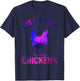 Just A Girl Who Loves Chickens Chicken Lover Funny Chicken T-Shirt - T-Shirt | Navy