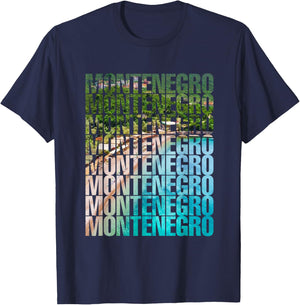 Travel to Kotor Funny Balkan Montenegro T-Shirt - T-Shirt | Navy
