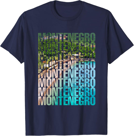 Travel to Kotor Funny Balkan Montenegro T-Shirt - T-Shirt | Navy