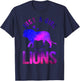 Just A Girl Who Loves Lion Lover Funny Lion Girl T-Shirt - T-Shirt | Navy