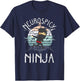 Neurospicy Ninja Autism Awareness Neurodiverse ADHD Kids ASD T-Shirt - T-Shirt | Navy