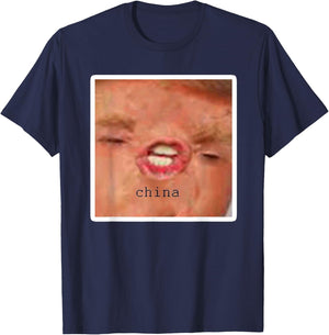 Trump China Shirt, Meme T-Shirt - T-Shirt | Navy