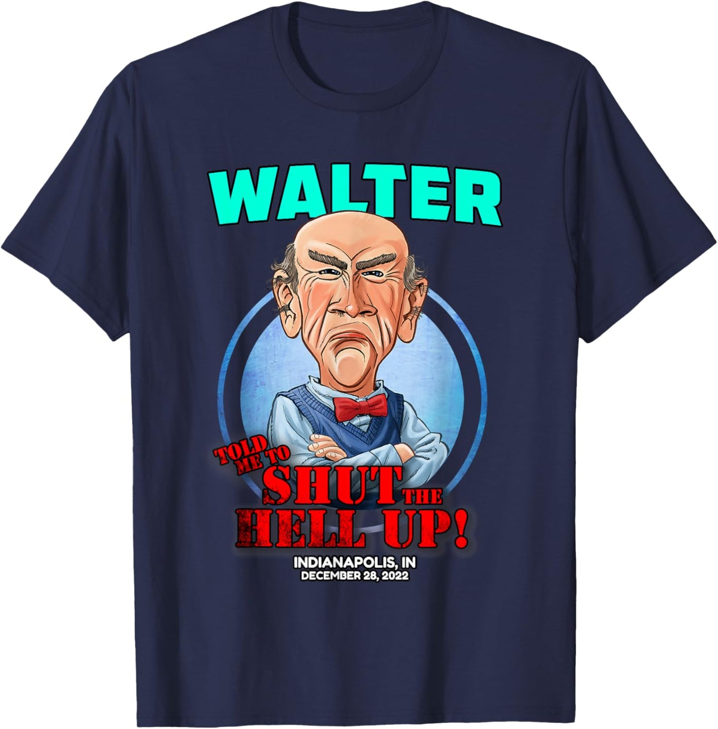 Walter Indianapolis, IN (2022) T-Shirt - T-Shirt | Navy