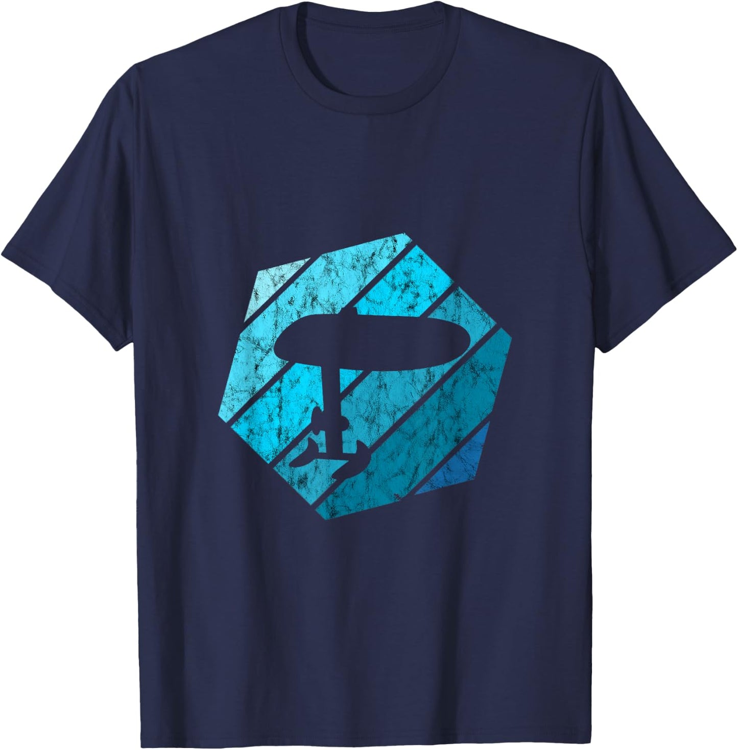 Vintage Hexa Electric Hydrofoil Surfboard Foiler Efoil T-Shirt - T-Shirt | Navy