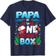 Papa of the Big One Birthday Boy Fishing First Birthday T-Shirt - T-Shirt | Navy