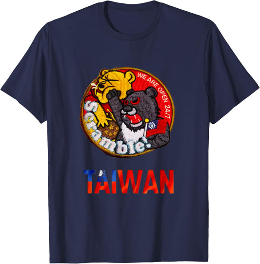 Taiwan Air Force Patch T-Shirt - T-Shirt | Navy