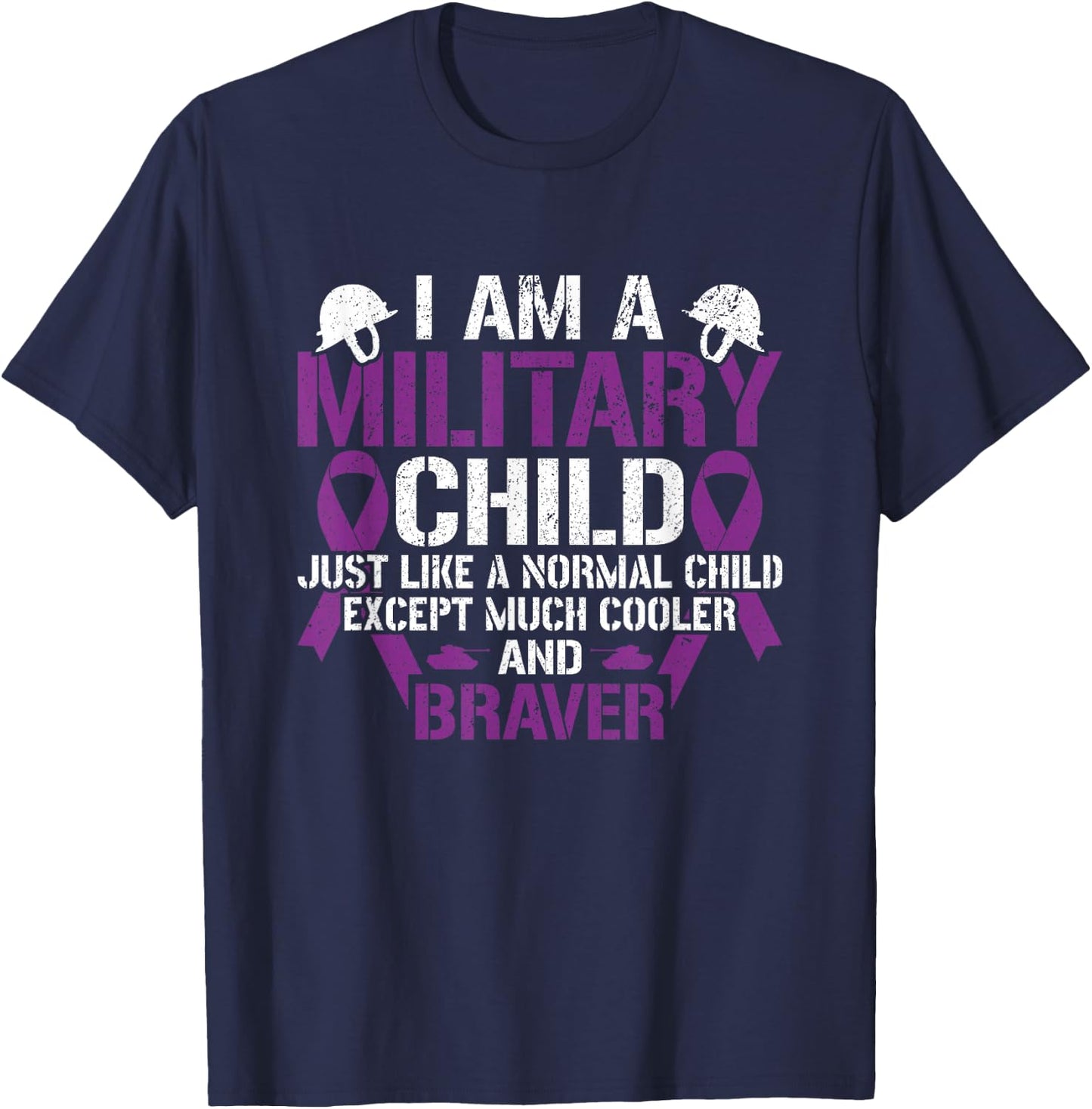 Military Child Definition Military Children Military Child Month T-Shirt - T-Shirt | Navy