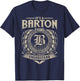 It's A BARTON Thing You Wouldn't Understand Name Vintage T-Shirt - T-Shirt | Navy