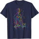 colorful Strongman Bodybuilding Gym Weightlifting workout T-Shirt - T-Shirt | Navy